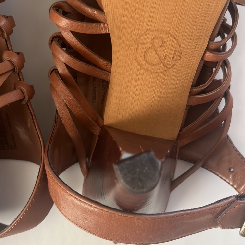 Treasure & Bond Brown Open-Toe Heels - Picture 15 of 16